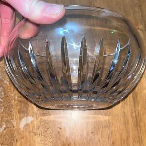 Beautiful Vintage Mikasa Cut Crystal Heavy Decorative Bowl